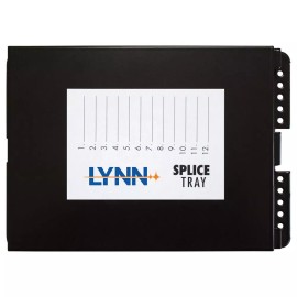 Lynn 12 Strand Fiber Optic Core Single Fusion Metal Splice Tray Holder - 5" x 7"