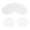 100Pcs Badge Back Cover Tinplate Plastic Base Avoid Rust Firm