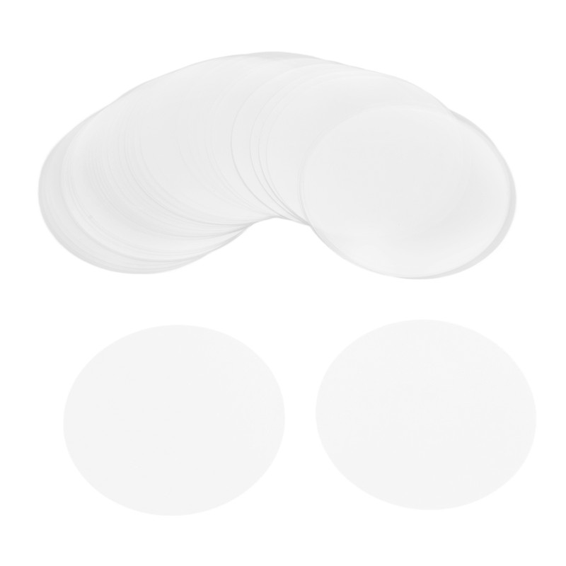 100Pcs Badge Back Cover Tinplate Plastic Base Avoid Rust Firm