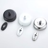 KUNGYO Extendable Washing Line - Wall Mounted Pull Out Stainless