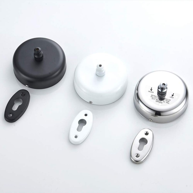 KUNGYO Extendable Washing Line - Wall Mounted Pull Out Stainless