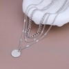 Cimenexe Bohemian Layered Coin Choker Necklace Circle Disc Pendant Necklace