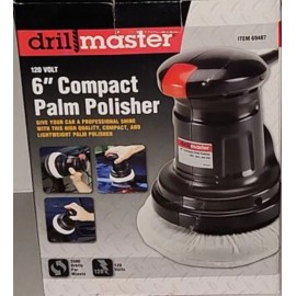 Drill Master 6 in. Compact Palm Polisher Car Auto Shop Detail Shine Wash Buff Paint Scratch