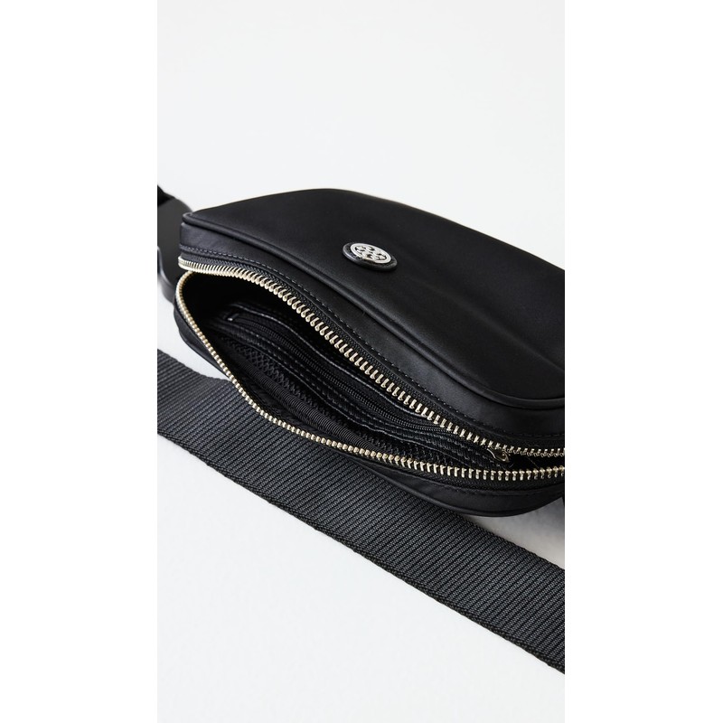 Tory Burch Women's Virginia Belt Bag, Black, One Size
