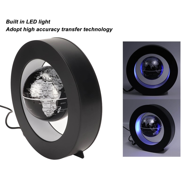 Magnetic Levitation Globe Built in LED Light Magnetic Floating Globe