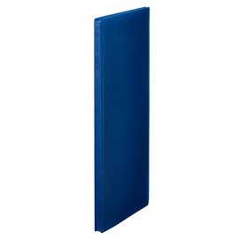 King Jim 5515T-NV Clear File Hoso A4 Bi-Fold, Storage of 15, Clear, Navy