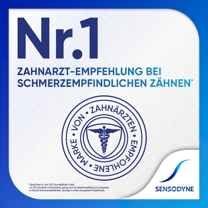 Sensodyne MultiCare Kariesschutz & Frische Zahnpasta, tägliche Zahnpasta mit Fluorid,