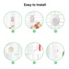 Hypeety Leak-Proof Bird Water Bottle for Cage Clear No Spill