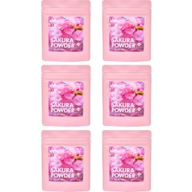 Cherry Blossom Powder, 8.5 oz (240 g) (1.4 oz (40 g) x 6 Bags), For Confectionery, Cooking, Edible Flowers, Cherry Blossoms, Cherry Blossoms, Cherry Blossoms, Cherry Blossoms, Cherry Blossoms, Cherry