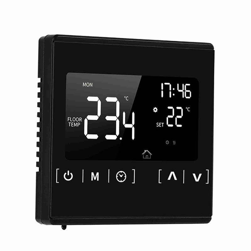 Smart LCD Touchscreen Thermostat for Home Programmable Electric Floor Heating