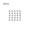 sourcing map 200 pieces precision balls 3/32 inch chrome steel