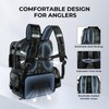KastKing BaitSpace 50L Fishing Tackle Backpack with Removable Bait Binder