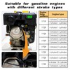 NInE-ROnG Self Powered Digital Tachometer Hour Meter,Inductive Maintenance Waterproof Backlit