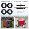 Queencar Generator Wheel Kit Compatible With Honda EU3000IS, Durable Construction,