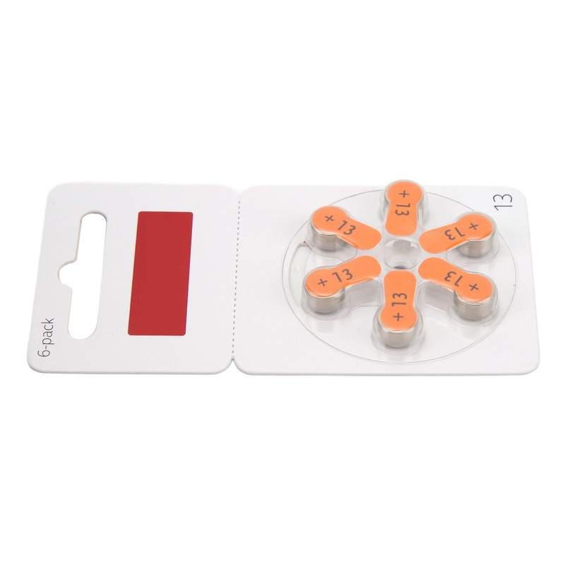 60pcs A13 Hearing Device Battery Zinc Air Lasting Power Sound