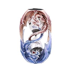 Pacific Giftware Anne Stokes Age of Dragons Dual Winged Dragons Sand Timer Home Tabletop Decorative Resin Figurine