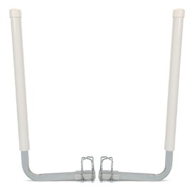 Kojem 40"-48'' Trailer Post Guide Fits Frames up to 3" w x 4-1/4" H for Ski Boat Fishing Boat or Sailboat Trailer White+Silvery