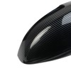 Korlot Carbon Fiber Side Door Mirror Cover Molding Trim for