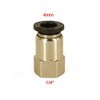 POWERTOOL Air Tube Fitting 4MM to G1/4" Pneumatic Quick Fitting