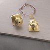 NCSEN Gold Door Knobs with Lock, Coastal Door Knobs Interior