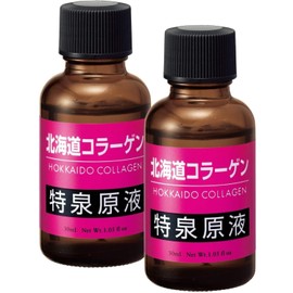 Tokusen Solution, Hokkaido Collagen Solution Serum, 1.0 fl oz (30 ml) x 2 Piece Set, 100% Extreme Collagen Produced in Hokkaido (Made in Japan), Aging Care, Skin Care