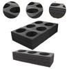 Colcolo 2x Takeout Cup Holder Multi Holes Sponge Coffee Beverage
