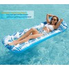 Jasonwell Inflatable Pool Float Lounge - 2 Pack Floaties Rafts