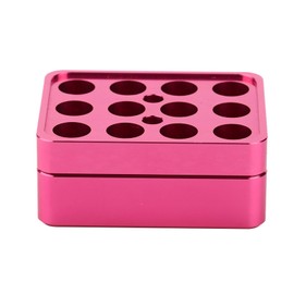 12 holes 9.3mm DIY AluminumLipstick Mold Lipstick Fill Mold Making Tools