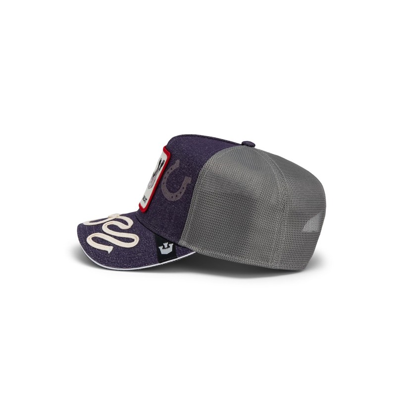 Goorin Bros. Trucker Cap Dead Horse Purple One Size, Purple,