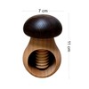 Wooden World Brown and Red Nutcracker Set of 2 Natural