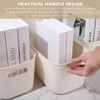 Plastic Storage Bins 10 Pcs White Storage Bin Pantry Organizer