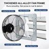 Criditpid 14 Inch Wall Mounted Shutter Exhaust Fan with ON/OFF