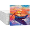 FIXSMITH Canvas Boards for Painting 5x5 Inch, Super Value 24
