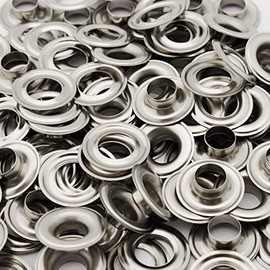 C.S. Osborne Stainless Steel Grommets with Washers #SS-4 (1/2" Hole) 144 Sets