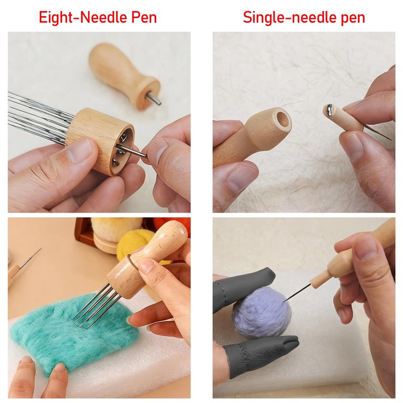YRMJ 53 Pack Felting Tool Set, 3 Sizes of Felting