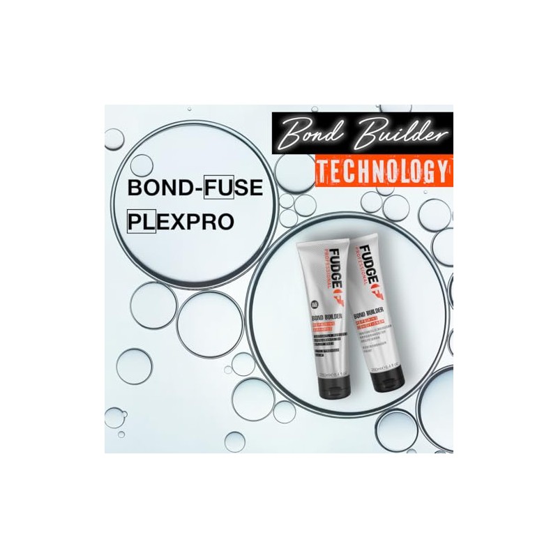 Fudge Professional Bond Builder Repairing Conditioner, Strengthening PlexPro Technology, Sulphate