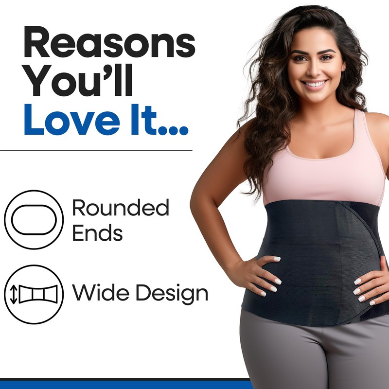 Plus Size Abdominal Binder Post Surgery Tummy Tuck | Postpartum