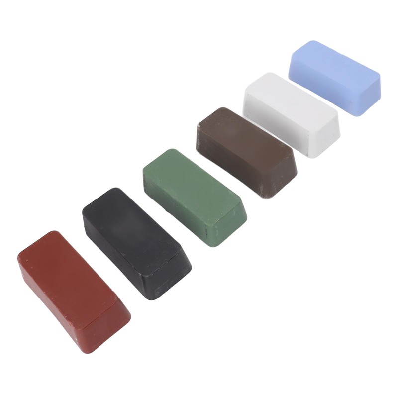 Metal Polishing Wax, Multifunctional Solid Metal Polishing Stick, 6 Pieces