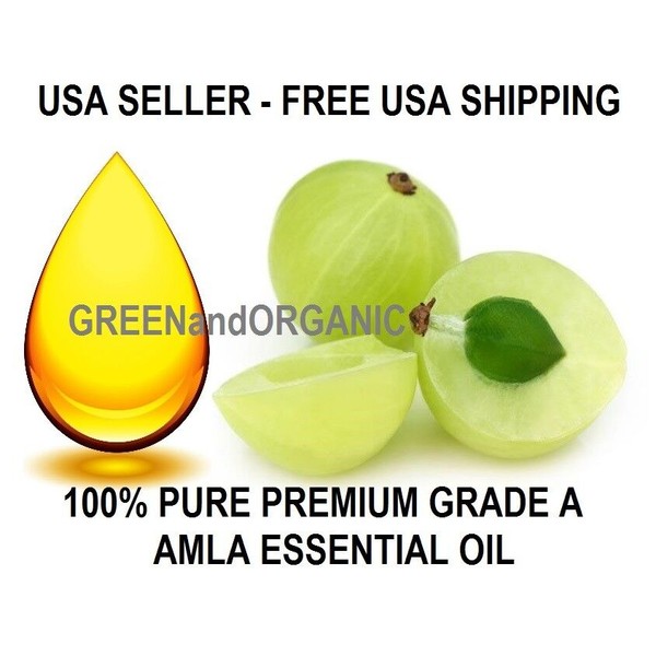5ml Premium 100% PURE Organic AMLA ESSENTIAL OIL Indian Gooseberry