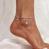 CHIC & ARTSY Starfish Anklet 925 Sterling Silver Starfish Anklets