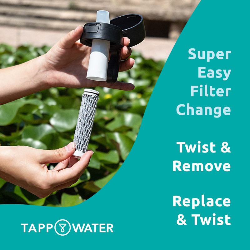 Tappwater BottlePro Refill — Refill for Reusable Bottle with Filter