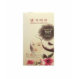 Daeng Gi Meo Ri Medicinal Herb Hair Color to cover gray hair (Dark Brown 3 Pack)