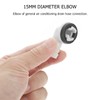 SOLUSTRE Air Conditioning Drain Hose Connector Elbow Fitting AC Condensate