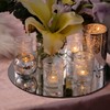 DEVI 48pcs Clear Votive Candle Holders Bulk, Wedding Party Centerpieces