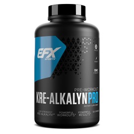 EFX Sports EFX Sports Kre-Alkalyn Pro | pH Correct Creatine Monohydrate Pill Supplement | Muscle Building Pre Workout for Men & Women