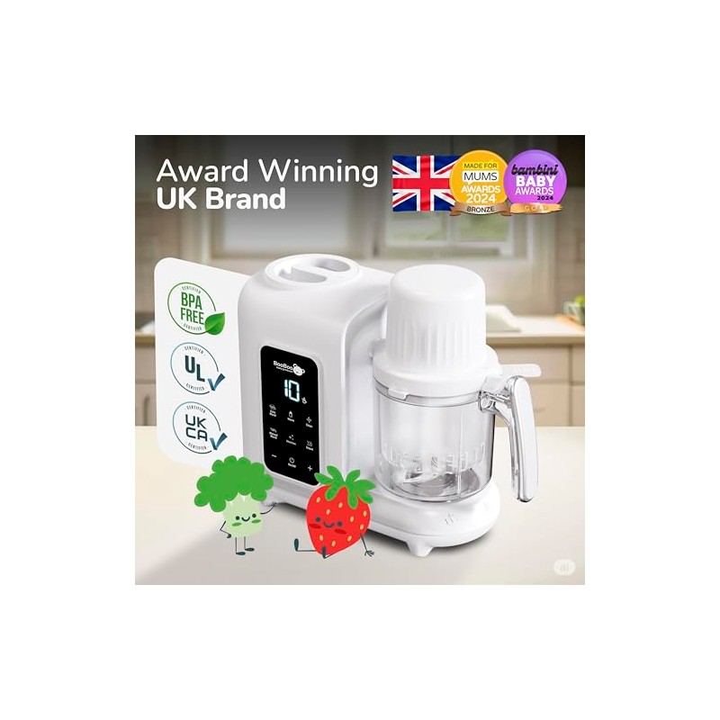 BooBoo Baby PuréePro 5 in 1 Baby Food Maker -