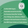 FGO Organic Peppermint Tea, 100 Count, Eco-Conscious Tea Bags, Caffeine