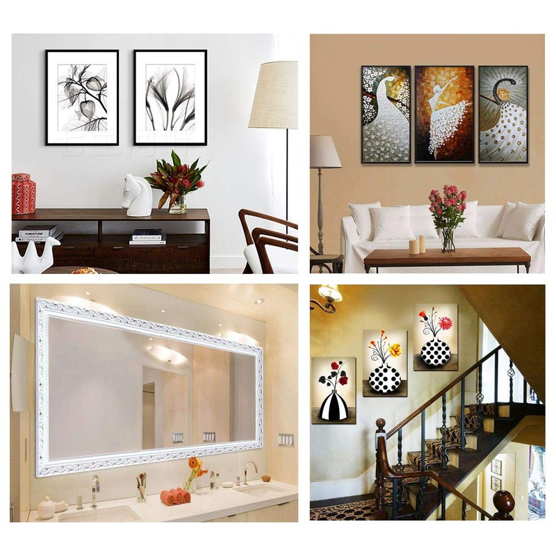 Jetovo 40 Pcs Heavy Duty D Ring Picture Frame Hanging