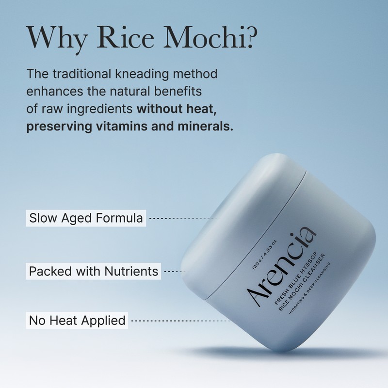 ARENCIA [ARENCIA]*renewal* Fresh Blue Hyssop Rice Mochi Cleanser 120g