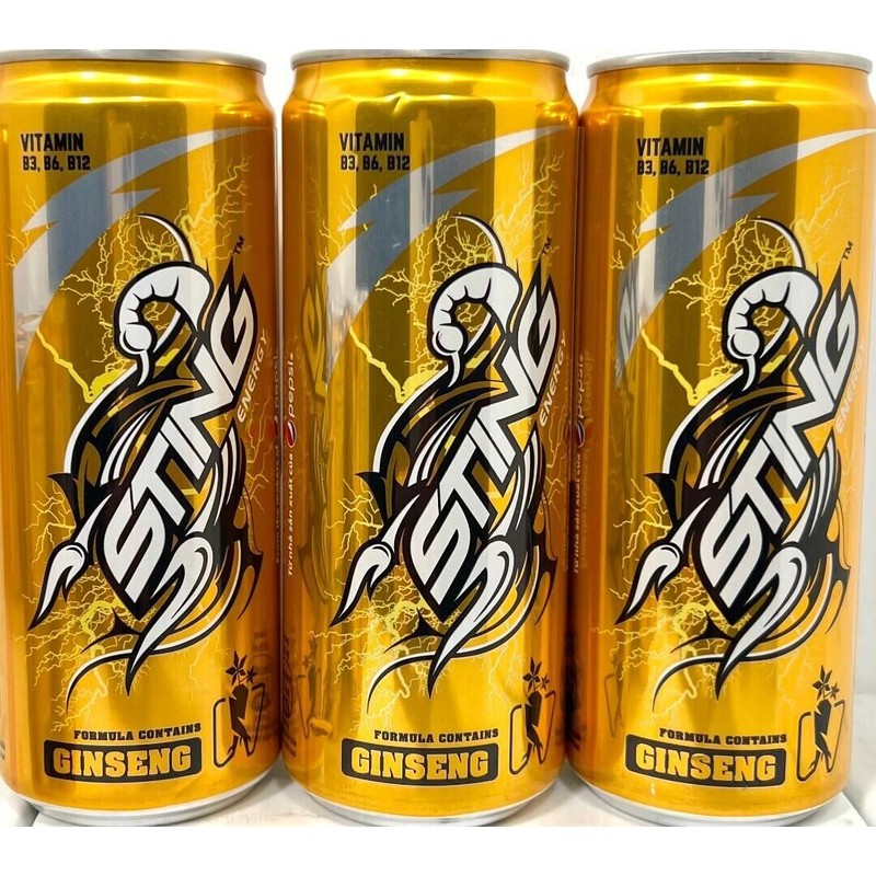 Sting Energy Drink Formula Contains Ginseng 320 ml ( Pack
